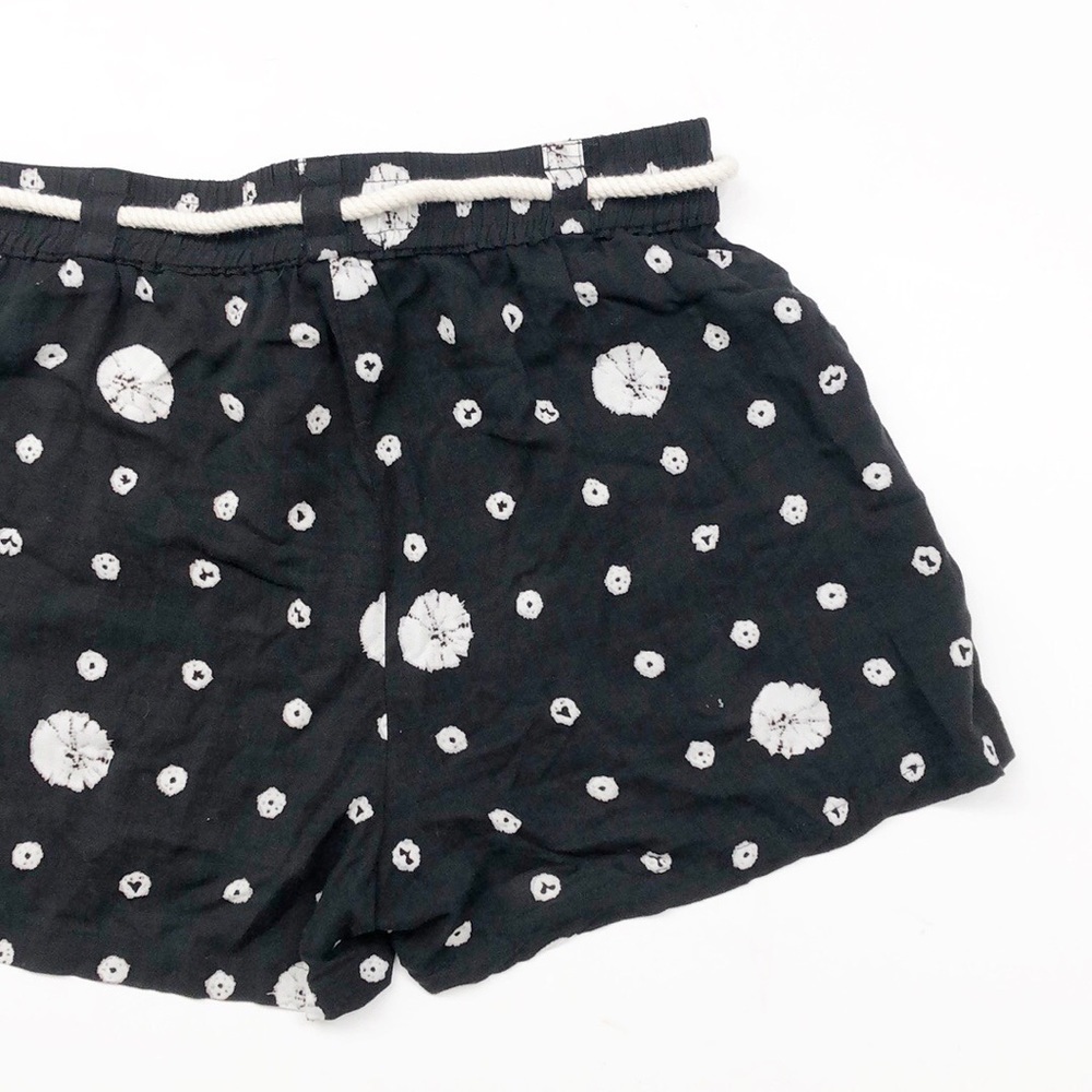 Splendid black & white printed rope lounge shorts - Picture 4 of 8